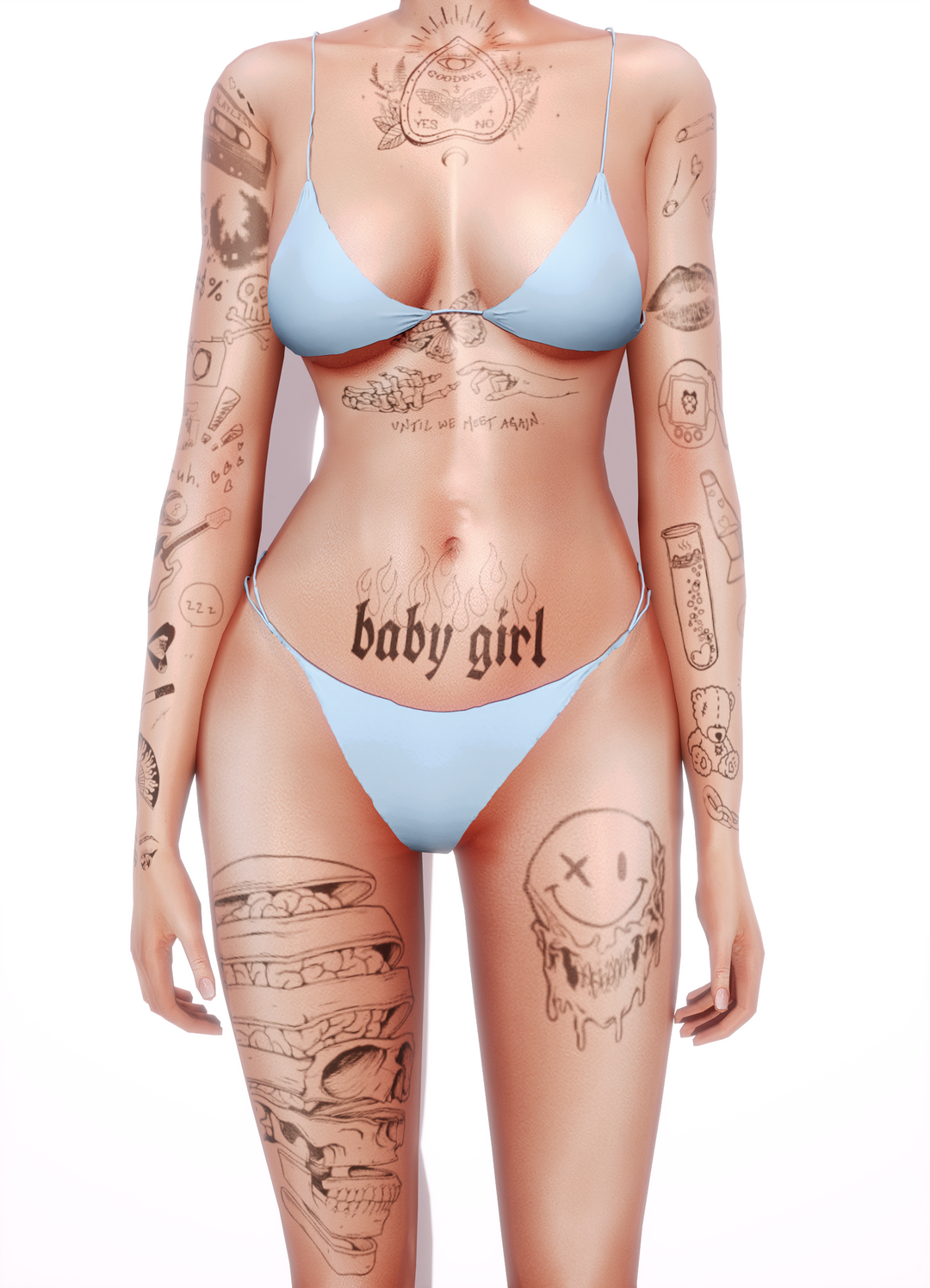 Скриншот мода Тату Jess Tattoo